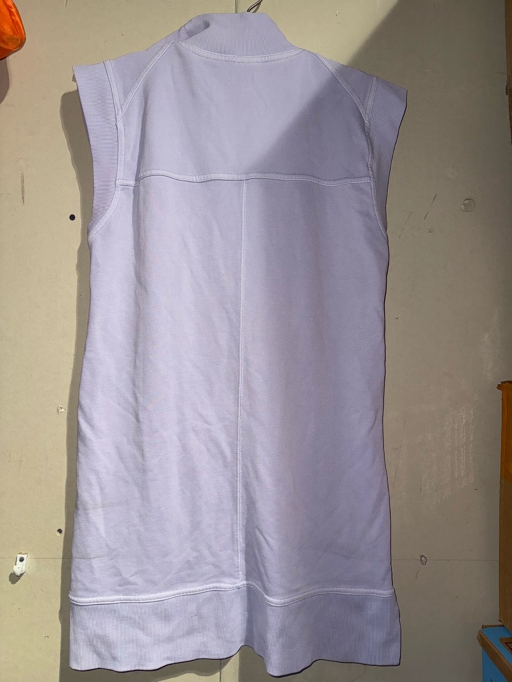 Daily practice by anthropology half zip sleeveless lavender mini dress size S - Picture 6 of 6